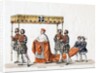 Cardinal Wolsey with attendants by Anonymous