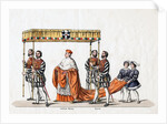 Cardinal Wolsey with attendants by Anonymous