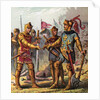 Battle at Poitiers by Anonymous