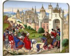 Entrance of the Queen Isabeau of Bavaria into Paris by Anonymous