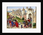 Entrance of the Queen Isabeau of Bavaria into Paris by Anonymous