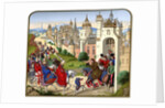 Entrance of the Queen Isabeau of Bavaria into Paris by Anonymous