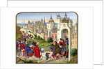 Entrance of the Queen Isabeau of Bavaria into Paris by Anonymous