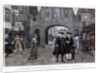 Samuel Johnson and James Boswell in Fleet Street by Anonymous