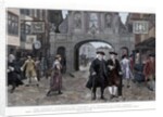 Samuel Johnson and James Boswell in Fleet Street by Anonymous