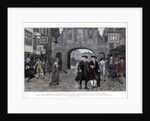 Samuel Johnson and James Boswell in Fleet Street by Anonymous