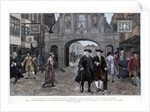 Samuel Johnson and James Boswell in Fleet Street by Anonymous