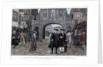 Samuel Johnson and James Boswell in Fleet Street by Anonymous