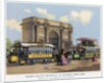 Horse Drawn Tramway at Marble Arch, 1860 by Anonymous