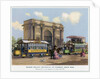 Horse Drawn Tramway at Marble Arch, 1860 by Anonymous