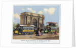 Horse Drawn Tramway at Marble Arch, 1860 by Anonymous