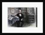 Hans Christian Andersen in his study by Anonymous