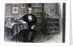 Hans Christian Andersen in his study by Anonymous
