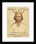 King Richard II playing card by Anonymous