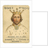 King Richard II playing card by Anonymous