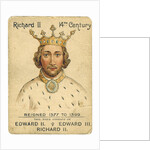 King Richard II playing card by Anonymous