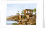 Egyptian temple by the Nile River by Anonymous