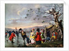 Winter Amusement: A View in Hyde Park from the Sluice at the East End by Anonymous