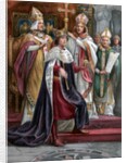 The crowning of Edward I at Westminster by Anonymous