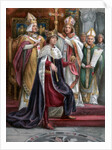 The crowning of Edward I at Westminster by Anonymous