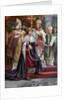 The crowning of Edward I at Westminster by Anonymous