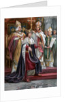 The crowning of Edward I at Westminster by Anonymous