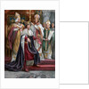 The crowning of Edward I at Westminster by Anonymous