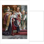The crowning of Edward I at Westminster by Anonymous