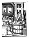 16th century papermaker by Anonymous