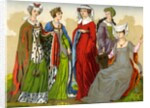 English noblewomen in the 15th-16th century by Anonymous
