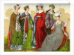 English noblewomen in the 15th-16th century by Anonymous