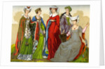 English noblewomen in the 15th-16th century by Anonymous