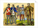 English battle dress in the 15th-16th century by Anonymous