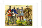English battle dress in the 15th-16th century by Anonymous