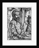 Andreas Vesalius with dissected human body by Anonymous