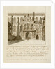 South view of the entrance to Guildhall in the City of London by Anonymous