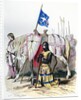 Knight saying a prayer before departing for the second crusade by Anonymous