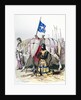 Knight saying a prayer before departing for the second crusade by Anonymous
