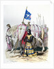 Knight saying a prayer before departing for the second crusade by Anonymous