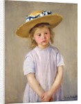Child in a Straw Hat by Mary Cassatt