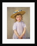 Child in a Straw Hat by Mary Cassatt