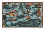 Sea Creatures from Munster's Cosmographiae Universalis, circa 1544 by Anonymous