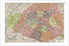 Map of Paris by Anonymous