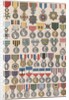 Variety of military medals by Anonymous
