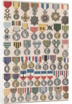 Variety of military medals by Anonymous
