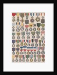 Variety of military medals by Anonymous