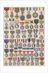 Variety of military medals by Anonymous