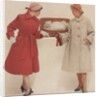 Two Women with Prize Winning Cat by Anonymous