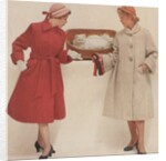 Two Women with Prize Winning Cat by Anonymous