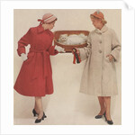 Two Women with Prize Winning Cat by Anonymous